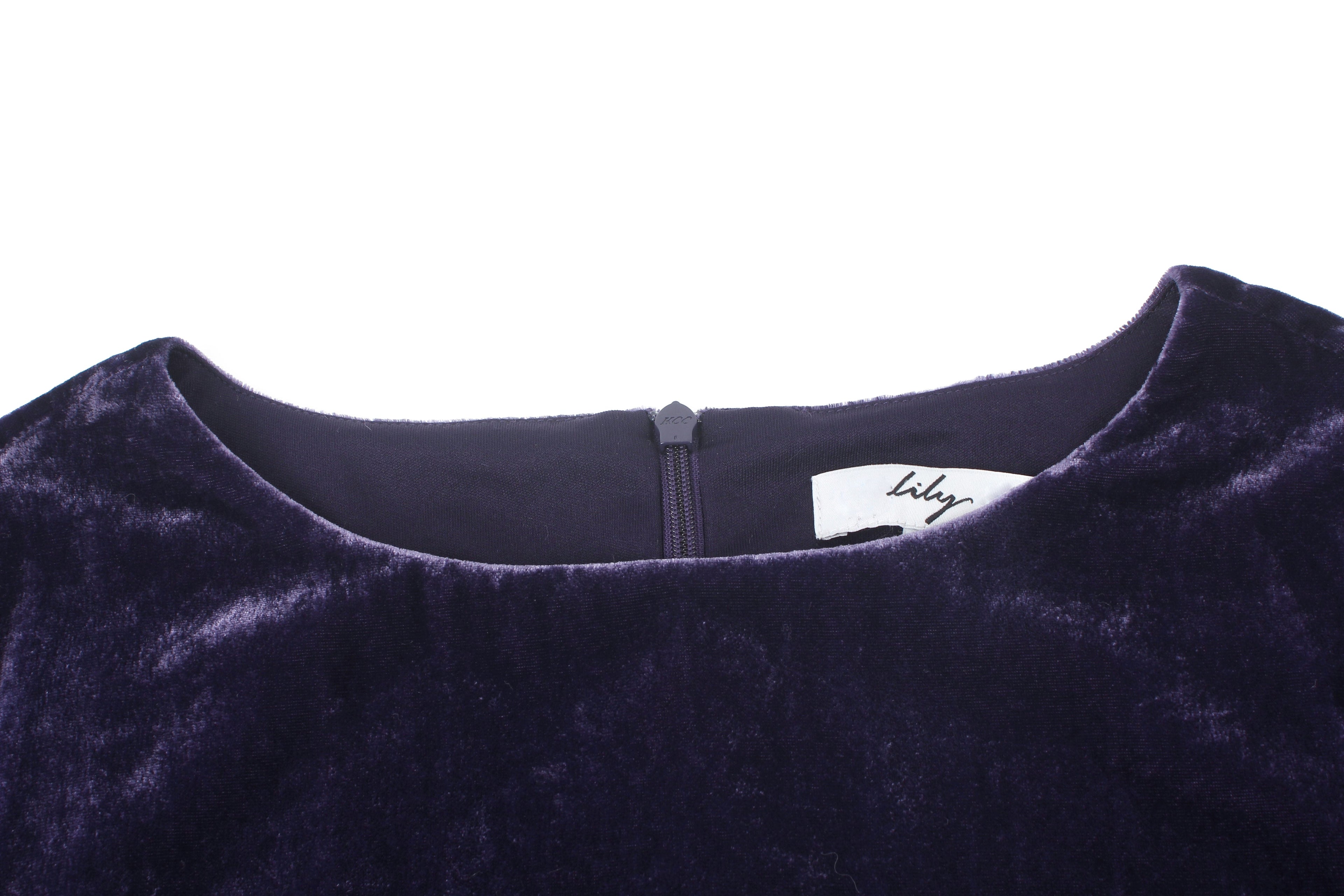 Lily - Robe - Violet Glacé Foncé