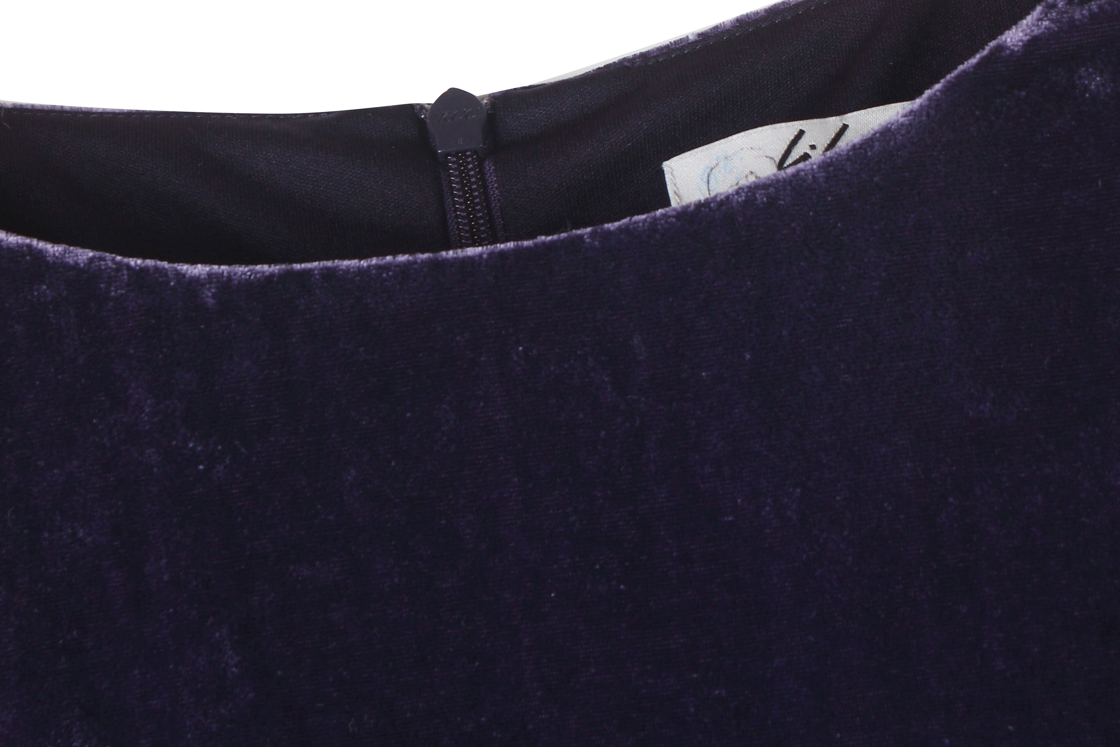 Lily - Robe - Violet Glacé Foncé