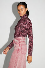 Denim Swiggy Palazzo Bordeaux Fabriqué Au Portugal