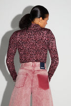 Denim Swiggy Palazzo Bordeaux Fabriqué Au Portugal
