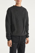 The Kooples - Pull Laine Cachemire Grise Col Rond - Homme