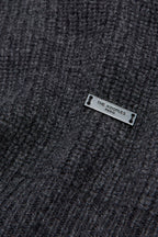 The Kooples - Pull Laine Cachemire Grise Col Rond - Homme