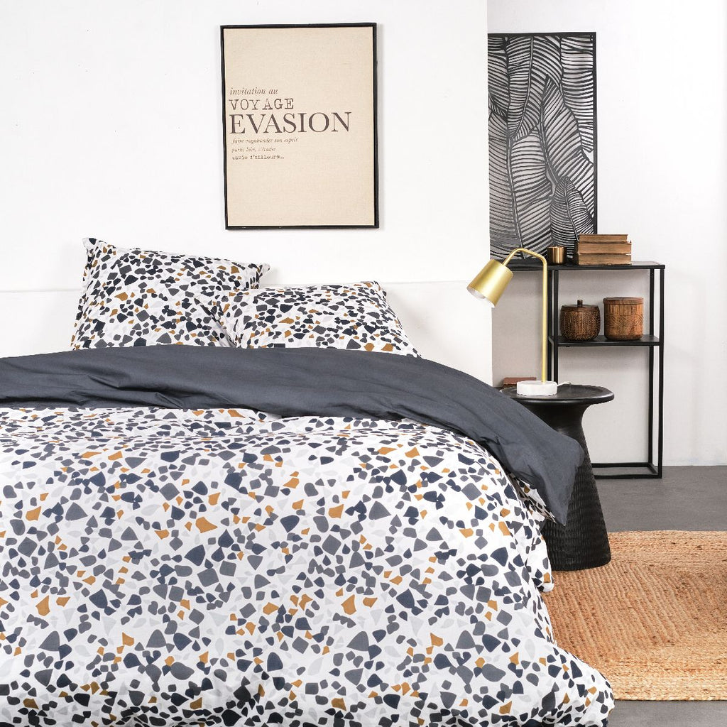 Sunshine - Parure De Lit Motif 11.9 - Noir