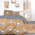 Sunshine - Parure De Lit Motif 11.11 - Marron