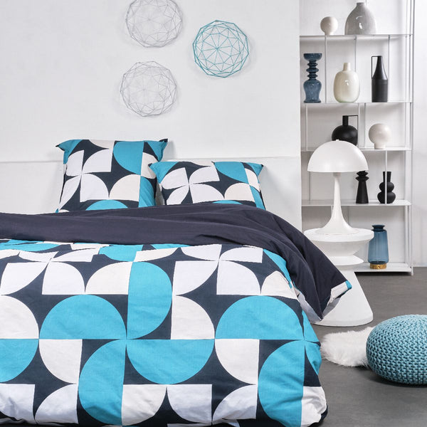 Sunshine - Parure De Lit Motif 11.16 - Bleu