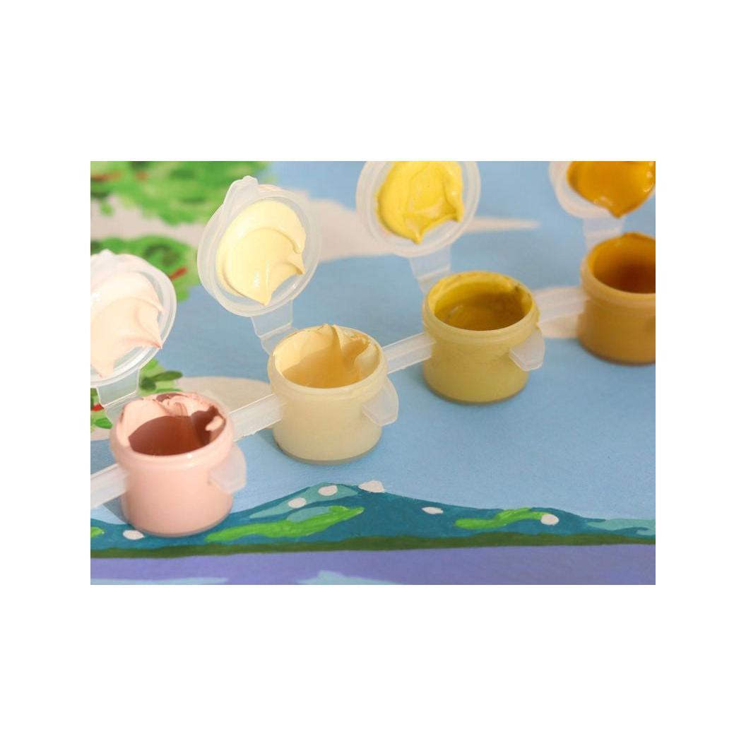 Coffret Peinture Au Numéro - Petit Pinceau - Fenêtre Ouverte Sur Naples Par Limistic - Petit Pinceau