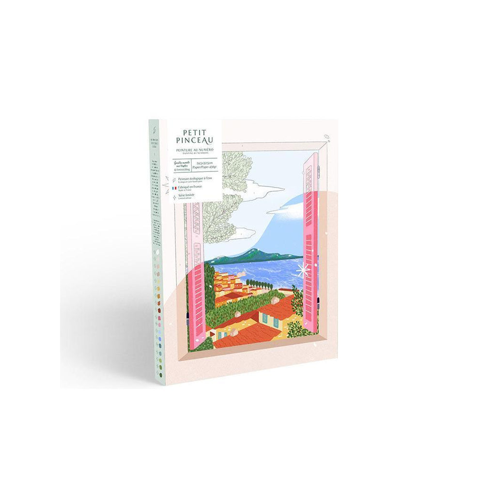 Coffret Peinture Au Numéro - Petit Pinceau - Fenêtre Ouverte Sur Naples Par Limistic - Petit Pinceau