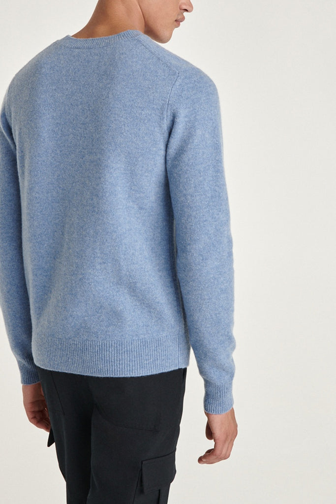 The Kooples - Pull Col Rond Bleu - Homme