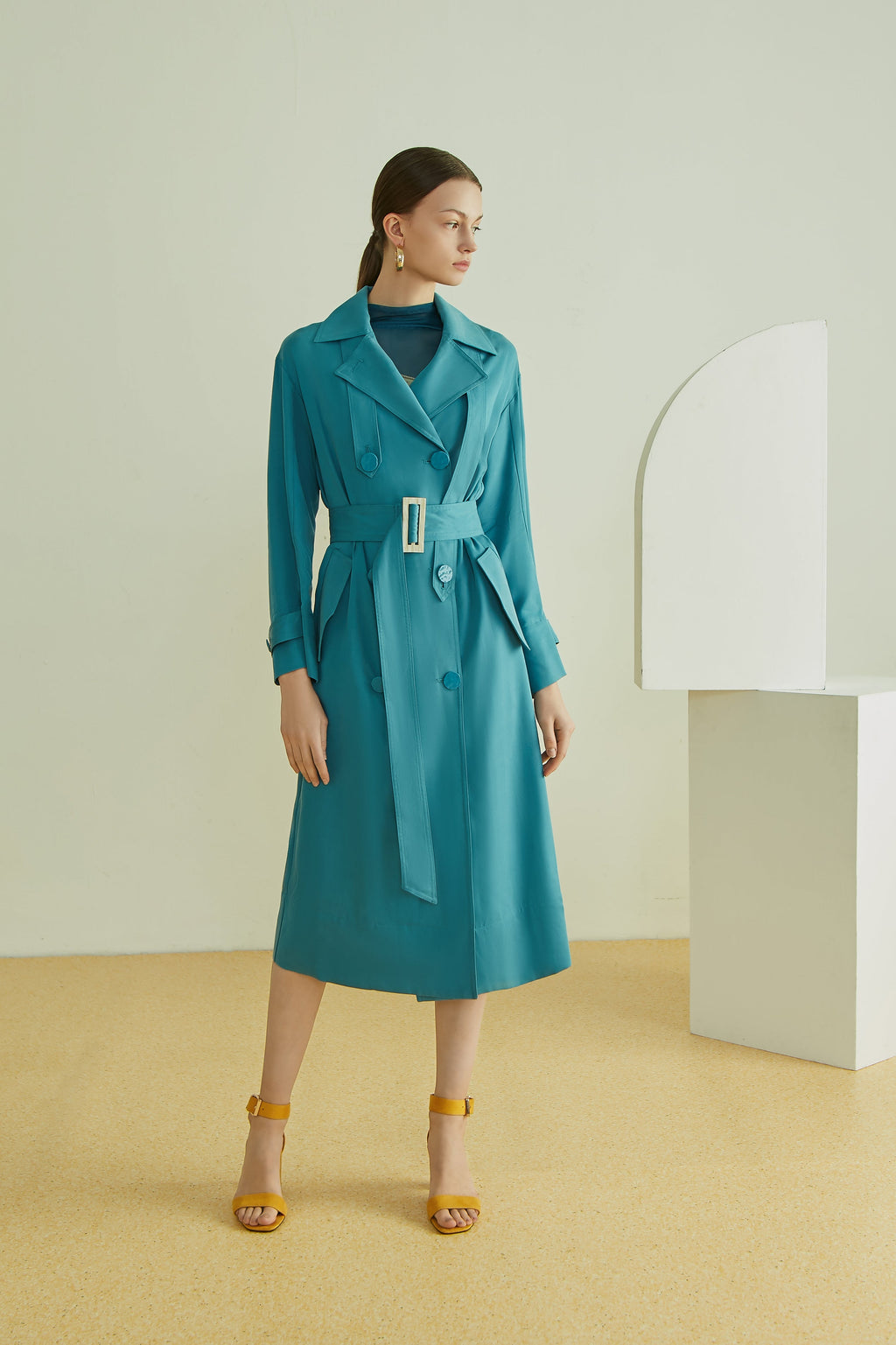 Lily - Manteau - Gris Bleu Pâle