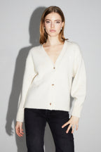 Cardigan Mira Naturel 100% Laine Extra Vierge Fabriqué Au Portugal