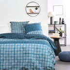 Sunshine - Parure De Lit Motif 11.39 - Bleu
