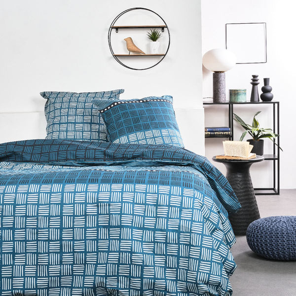 Sunshine - Parure De Lit Motif 11.39 - Bleu