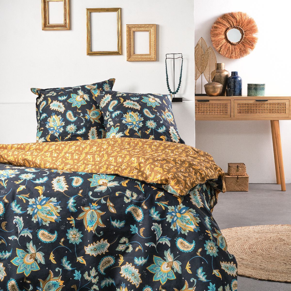 Sunshine - Parure De Lit Motif 11.45 - Noir