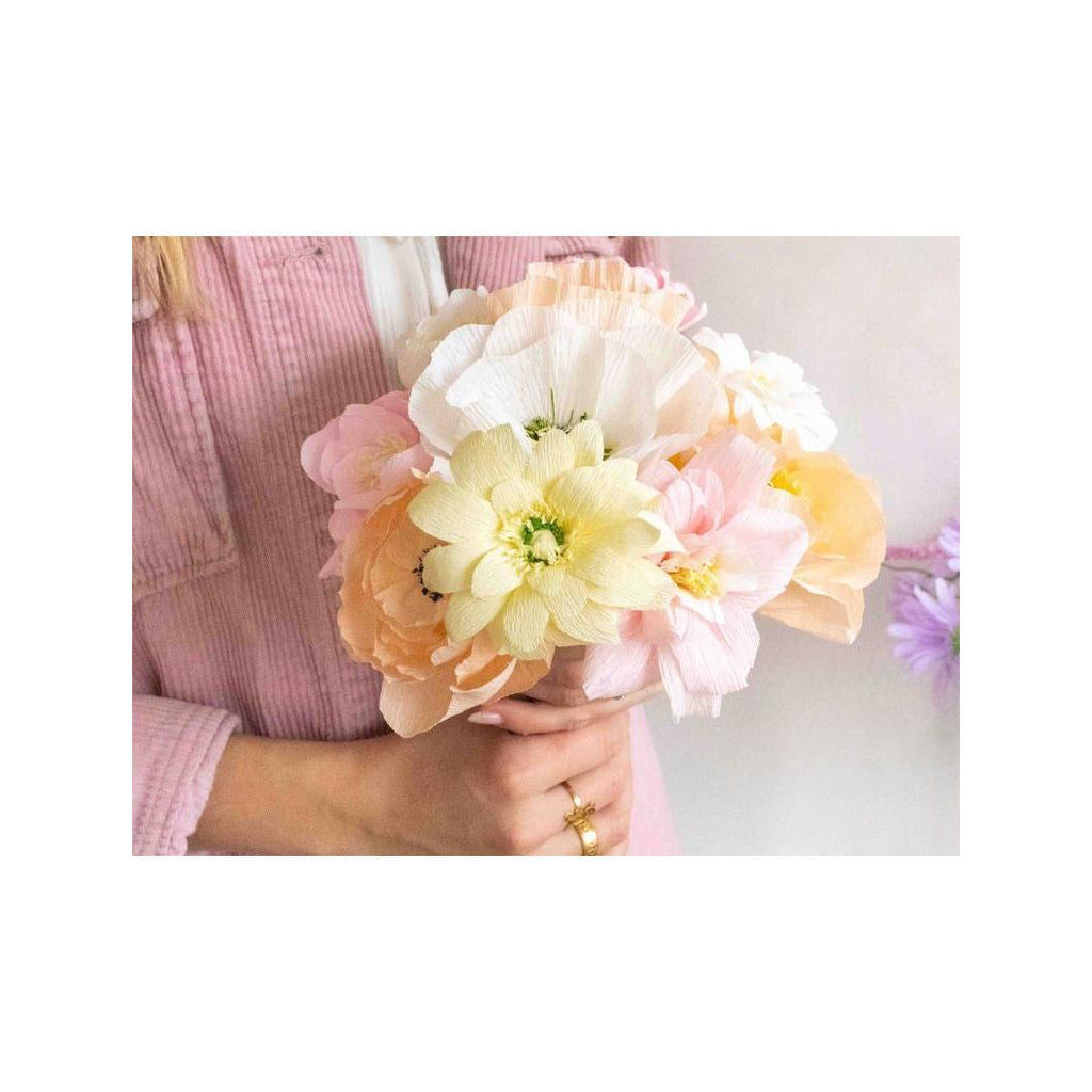 Kit Diy Home Déco - Mes Fleurs En Papier Crépon
