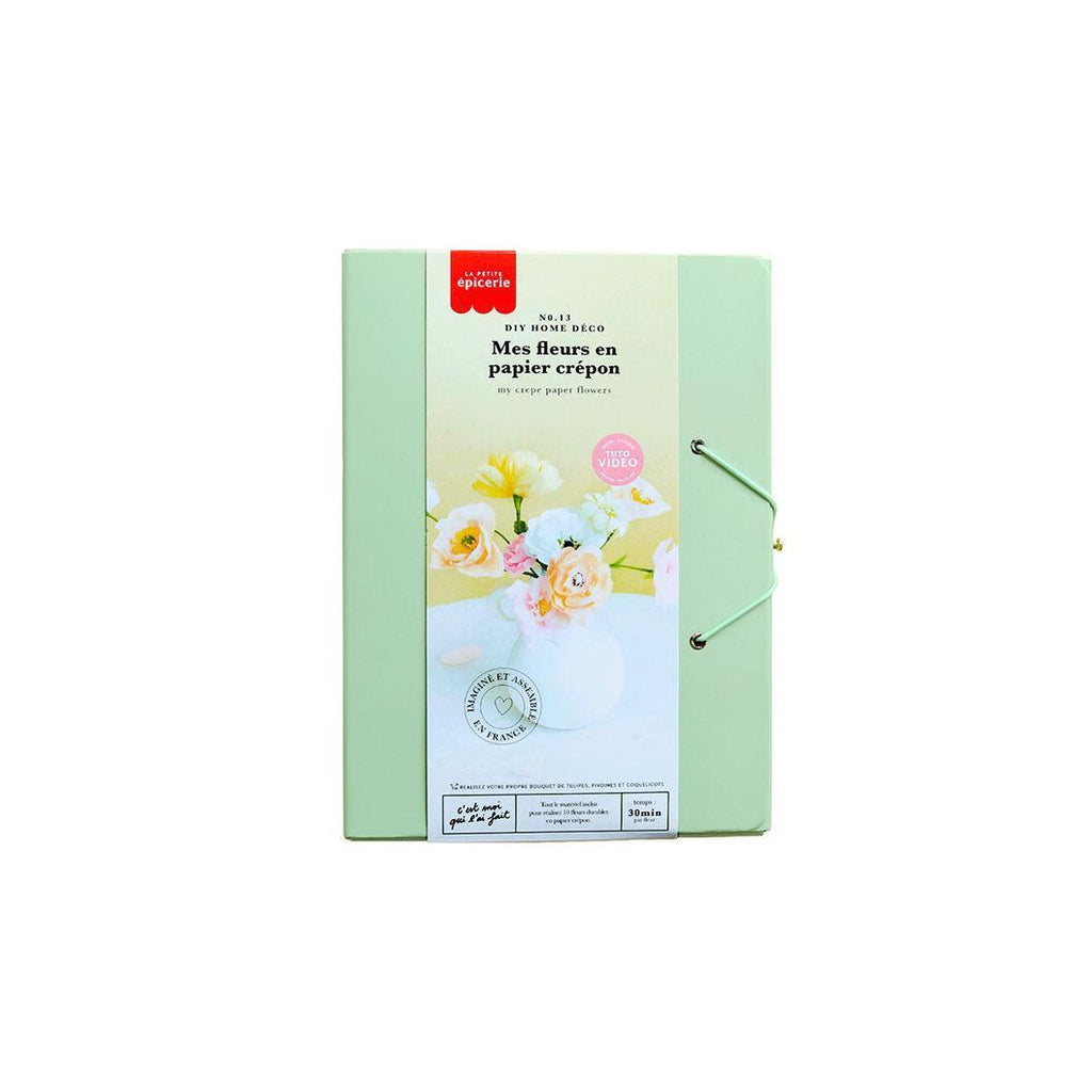 Kit Diy Home Déco - Mes Fleurs En Papier Crépon