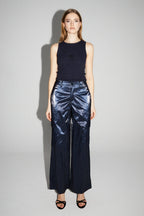 Pantalon Cargo Nolan Mercurio Blue Fabriqué En Italie