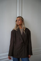 Veste Blazer Flavie - Chocolat
