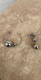 Boucles D'Oreilles Asymmetric Pearl