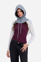 Cagoule Gris Clair