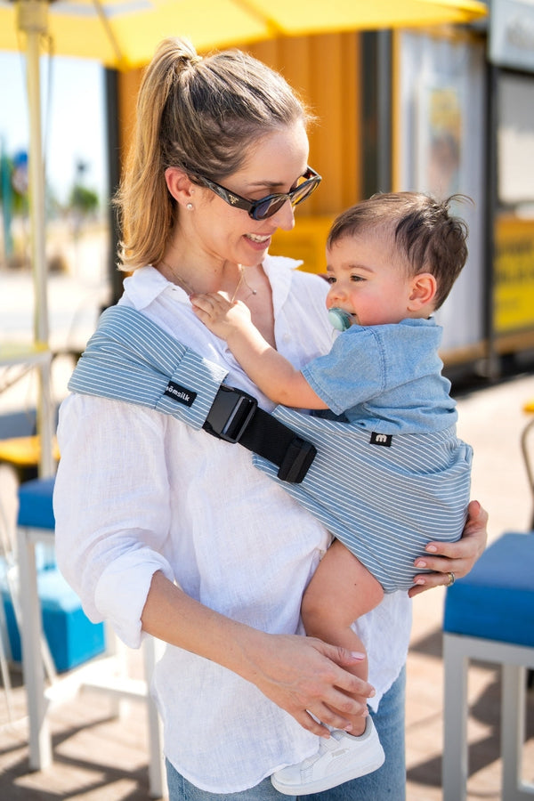 Porte-bébé MomSwing - Lignes d'Azure