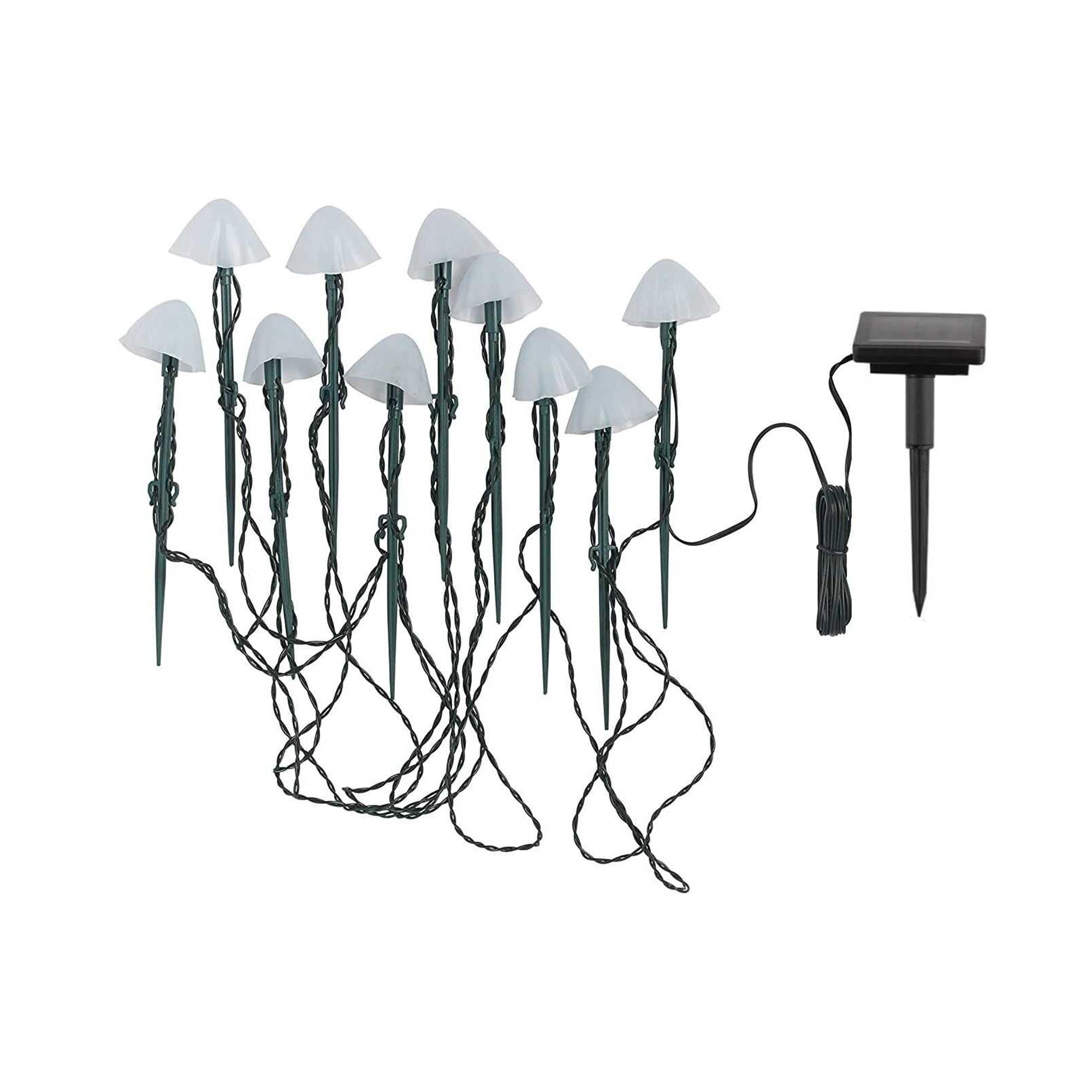 Champy - Décoration Lumineuse Solaire - Plastique - Blanc