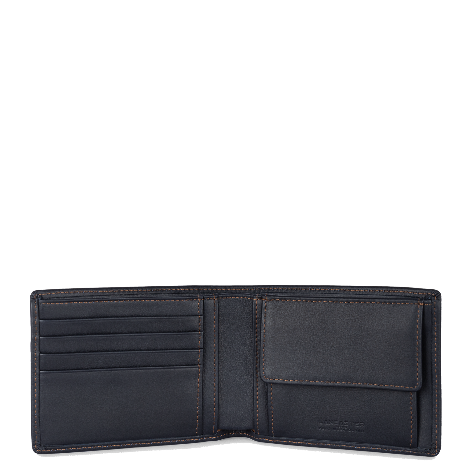 porte-cartes - soft vintage homme #couleur_bleu-fonc-camel