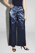 Pantalon Cargo Nolan Mercurio Blue Fabriqué En Italie