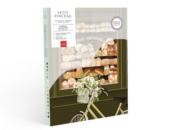 Coffret Peinture Au Numéro - Petit Pinceau - Boulangeries Parisiennes Par Ananya Bhandari
