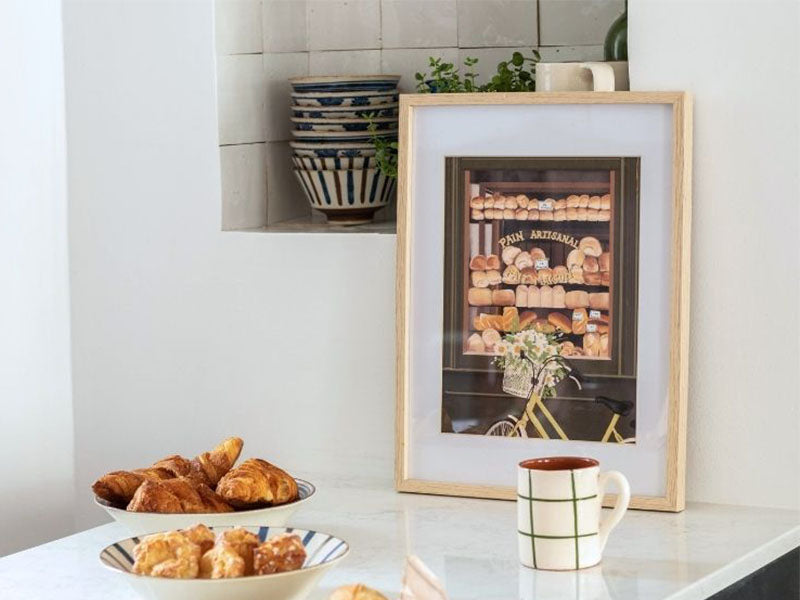 Coffret Peinture Au Numéro - Petit Pinceau - Boulangeries Parisiennes Par Ananya Bhandari