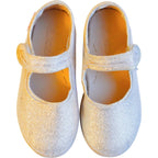 Chaussures En Toiles Ballerines Babies Scratch - Or - Fille