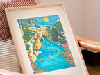 Coffret Peinture Au Numéro - Petit Pinceau - Les Gorges Du Verdon Par Nolwenn Studio