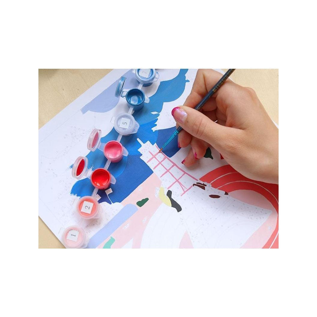 Coffret Peinture Au Numéro - Petit Pinceau - Multi Sports Par Anna Fedoseeva