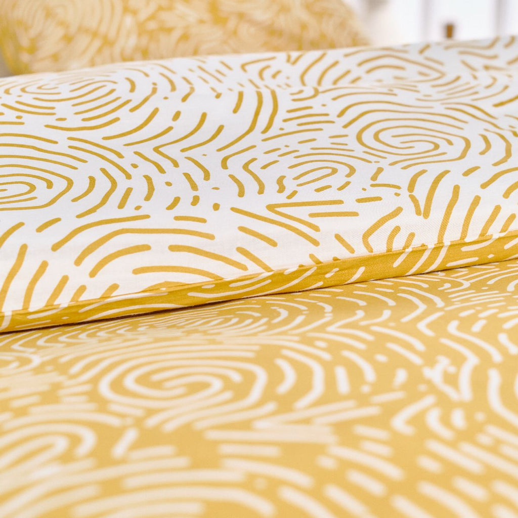 Sunshine - Parure De Lit Motif 12.24 - Jaune