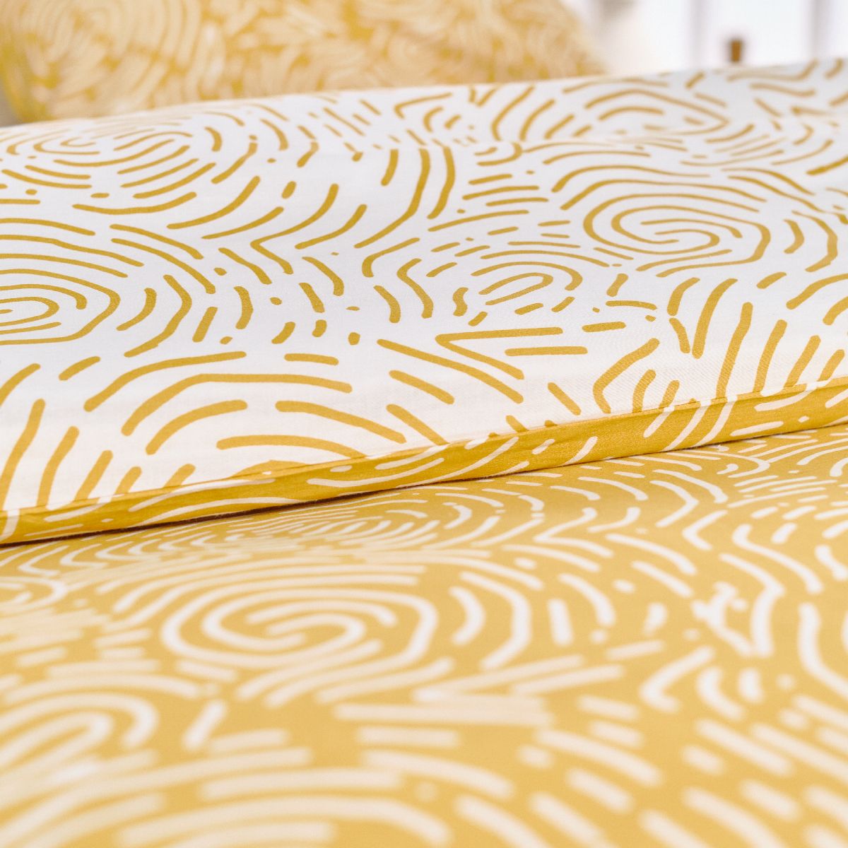 Sunshine - Parure De Lit Motif 12.24 - Jaune