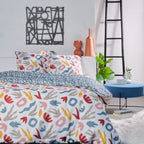 Sunshine - Parure De Lit Motif 13.7 - Blanc
