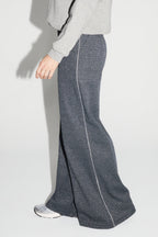 Pantalon Charlie Geo Blue Fabriqué En Italie