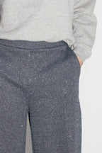 Pantalon Charlie Geo Blue Fabriqué En Italie