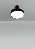 Wind Clear - Ventilateur De Plafond 40W Silencieux À Pales Rétractables Avec Éclairage Led - Noir