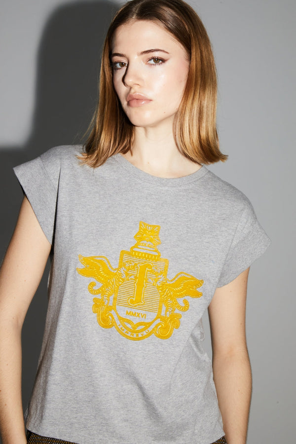 T-Shirt Robbie Blason Yellow Fabriqué Au Portugal