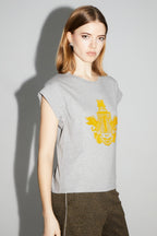 T-Shirt Robbie Blason Yellow Fabriqué Au Portugal