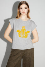 T-Shirt Robbie Blason Yellow Fabriqué Au Portugal