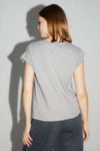 T-Shirt Robbie Blason Silver Fabriqué Au Portugal