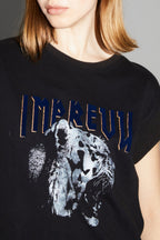 T-Shirt Robbie Tigre Noir Fabriqué Au Portugal
