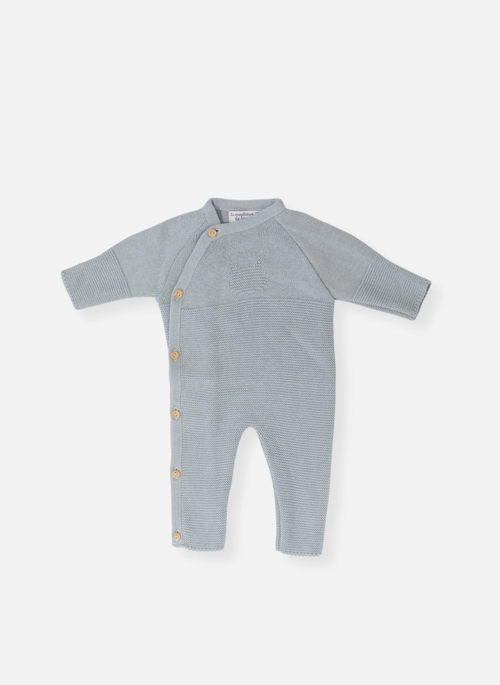 Combinaison En Coton Petits Chats - Bleu Danube
