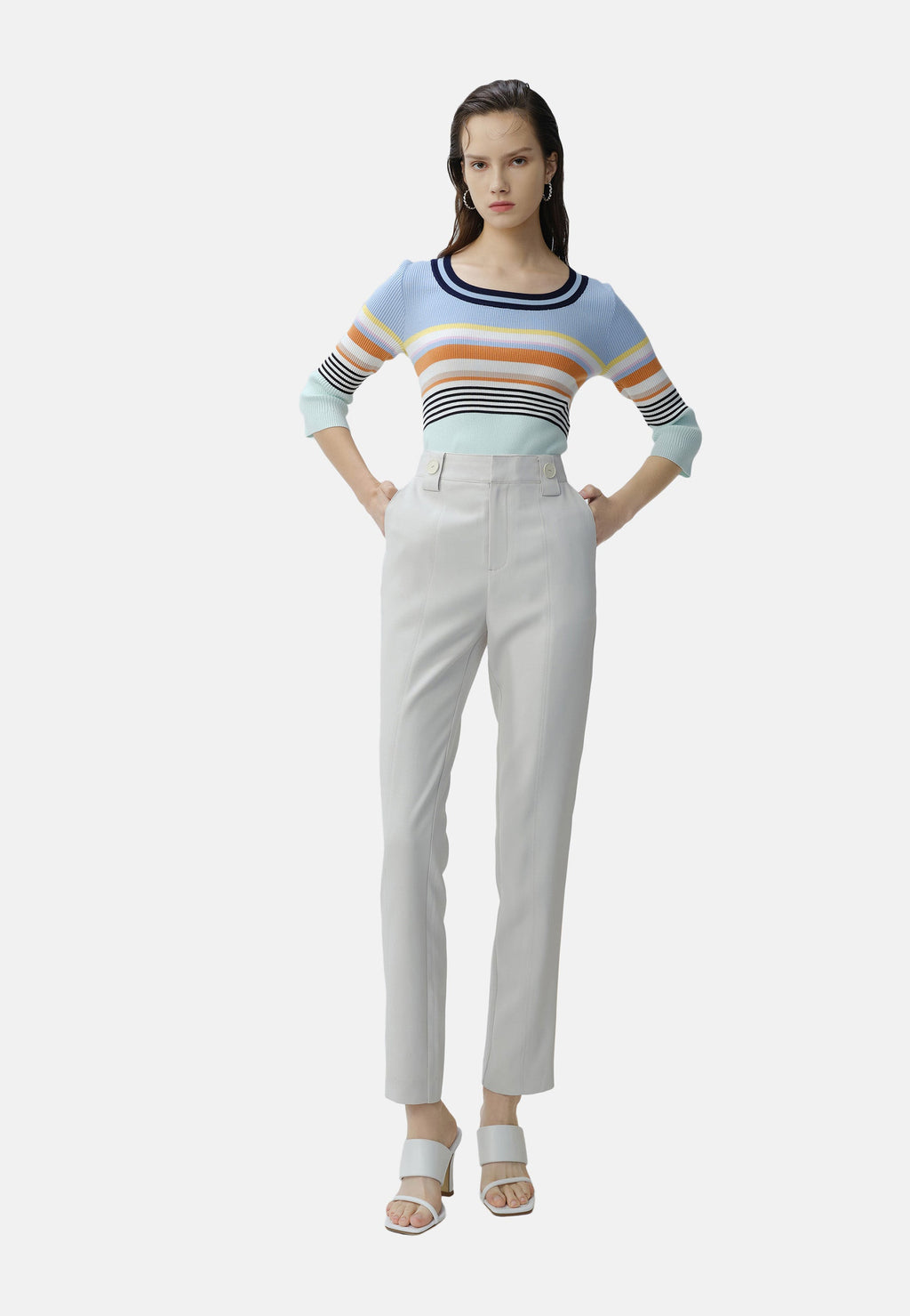Lily - Pantalon - Gris Fumé