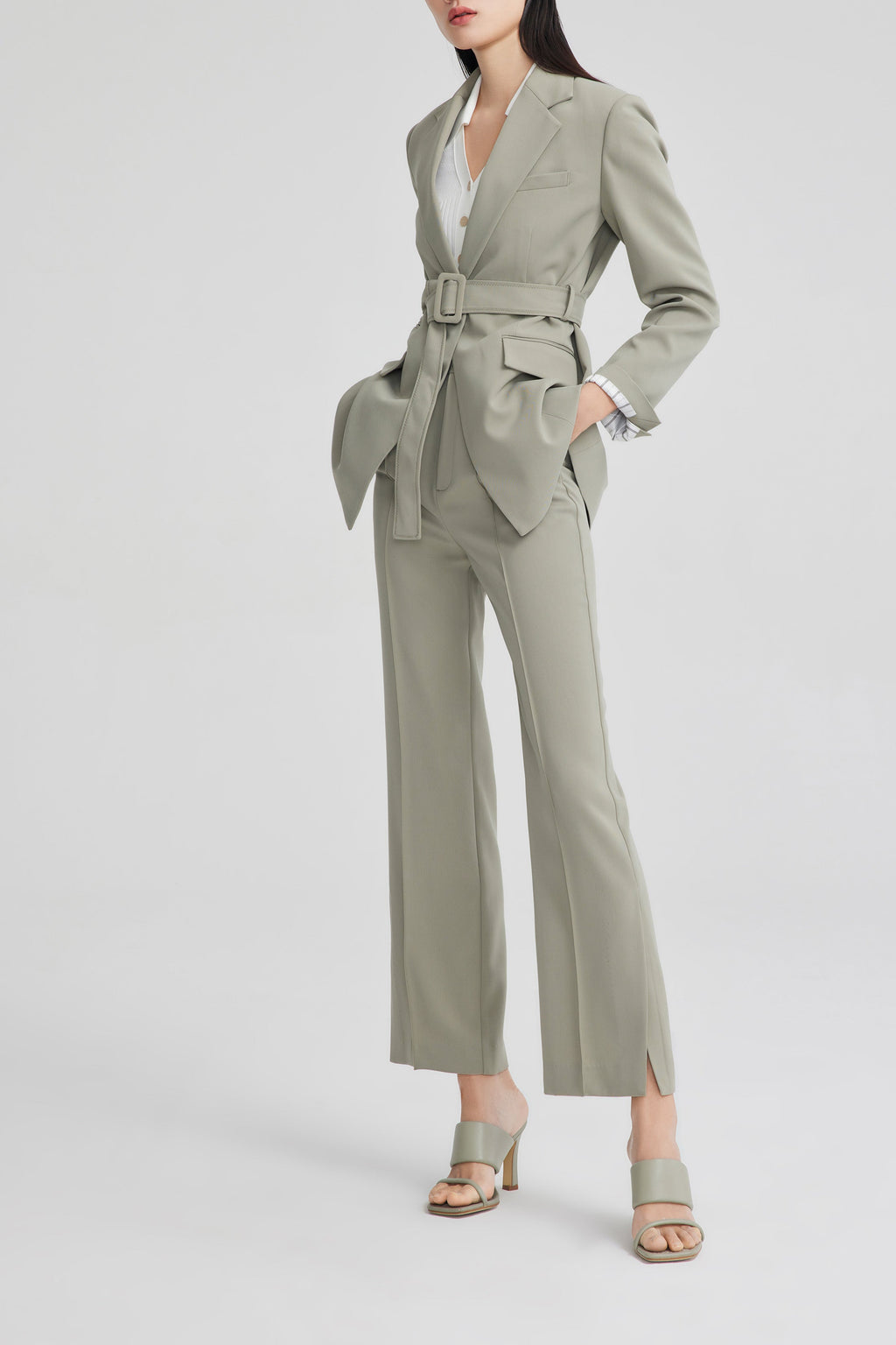 Lily - Blazer - Vert Algue
