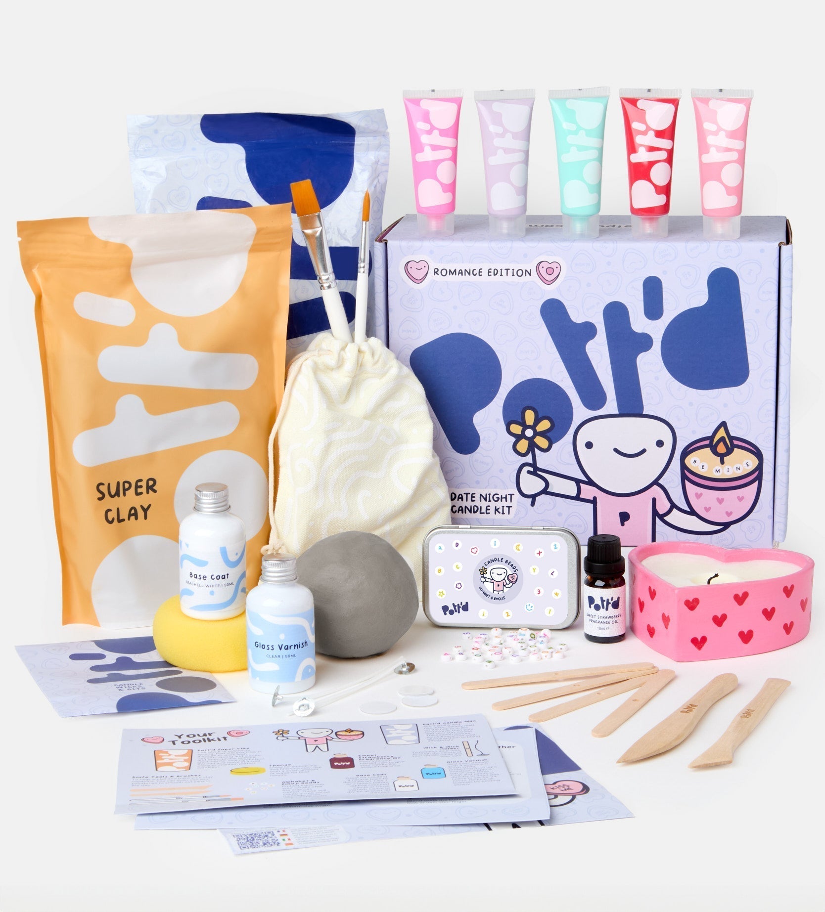 Kit Bougie Pour Soirée Romantique