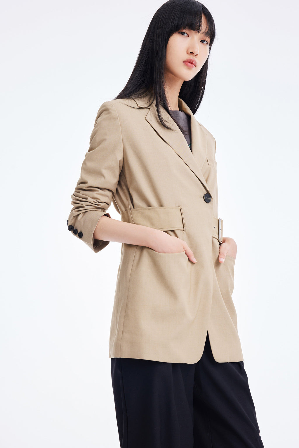 Lily - Blazer - Marron