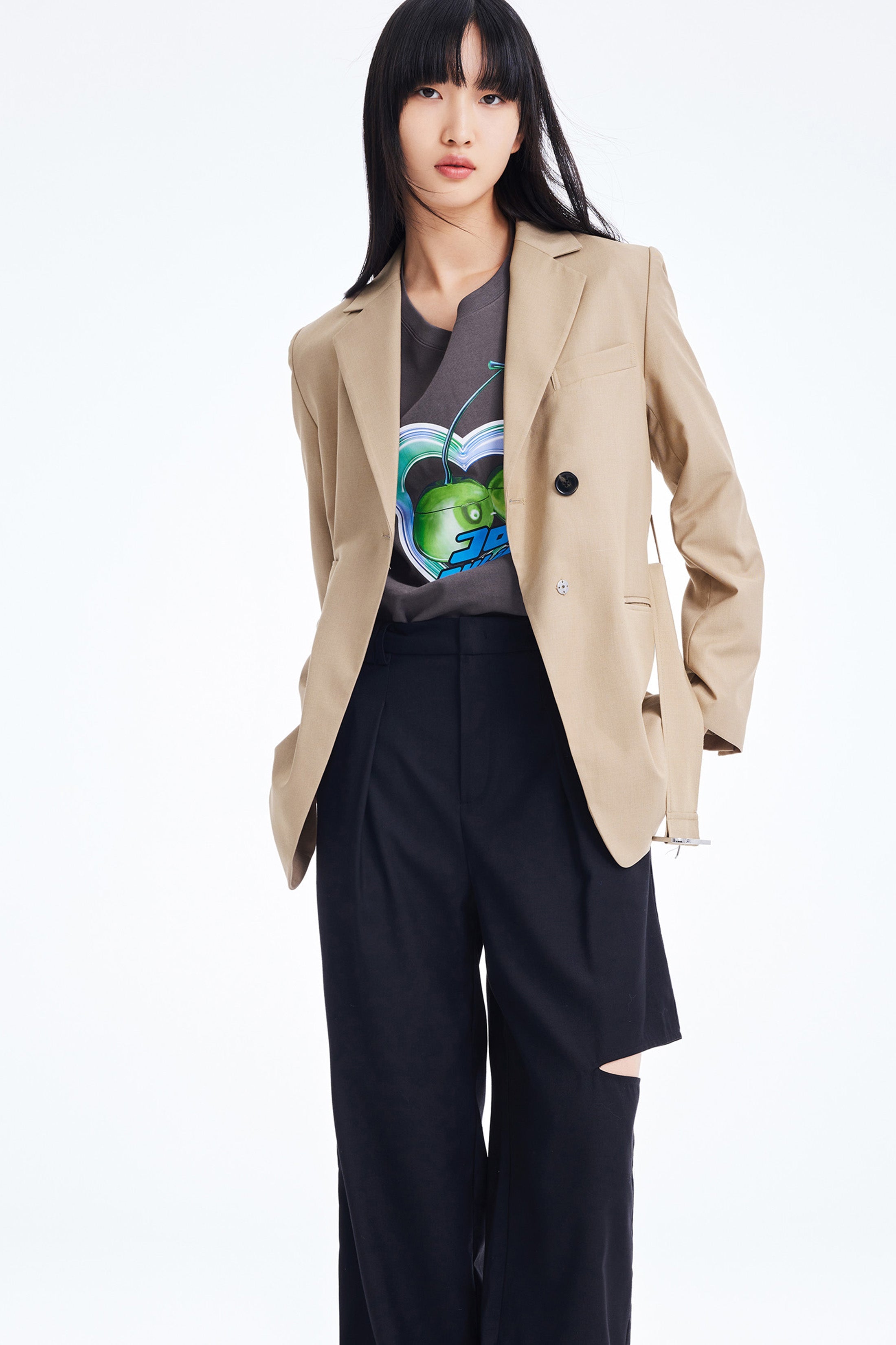 Lily - Blazer - Marron