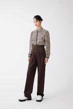 Lily - Pantalon - Café
